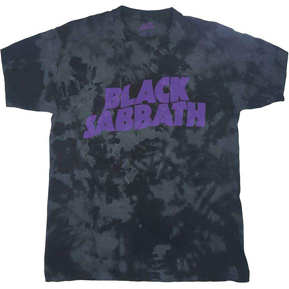 Rock Off Black Sabbath - Wavy Logo - T-Shirt (Wash Collection) - Cotton - Size Xl - Officially Licensed Merch