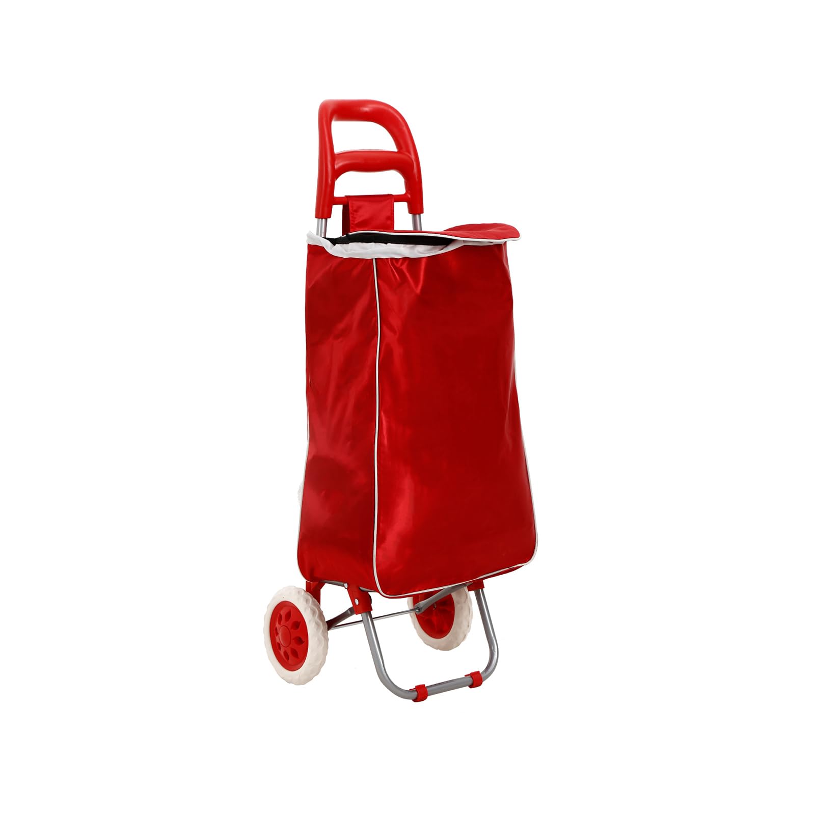 Panana Lightweight Shopping Trolley Luggage Bag 2 Wheels Hard Wearing Foldaway for Easy Storage 35Ltr (Fabric, 2wheels-HKST06FL)