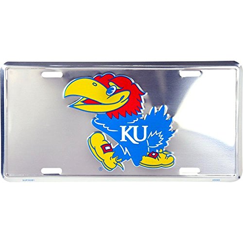 Hangtime University of Kansas - Kansas Jayhawks Super Stock License Plate 6 x 12