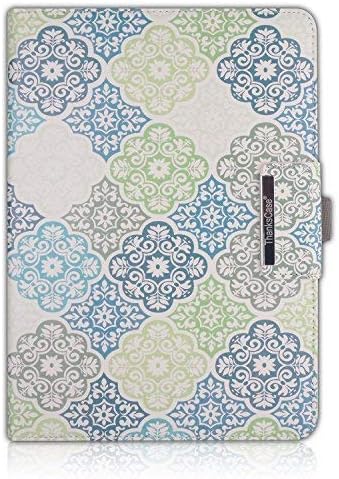 Thankscase Rotating Case Cover for iPad Pro 9.7 with Wallet Pocket with Hand Strap with Great Pattern for iPad Pro 9.7 (Morrious 1)