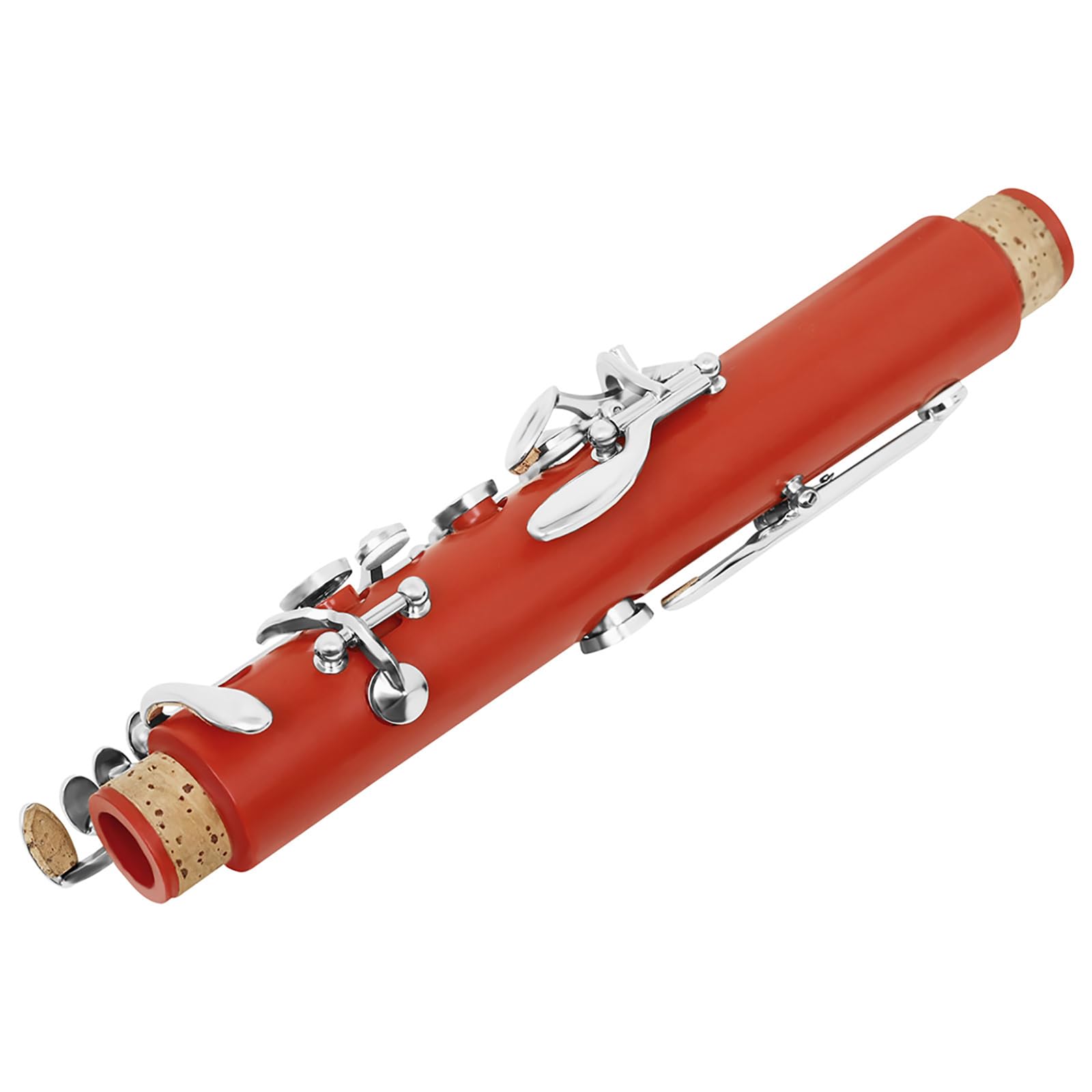 Professionelle Klarinette für Anfänger mit verstellbaren Röhren und ergonomischen Tasten, ABS, ideal für Schüler und Darsteller, Italienische Klarinette