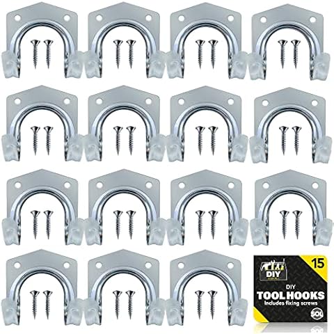 SOL 15pk Heavy-Duty Tool Hooks for Storage Cover