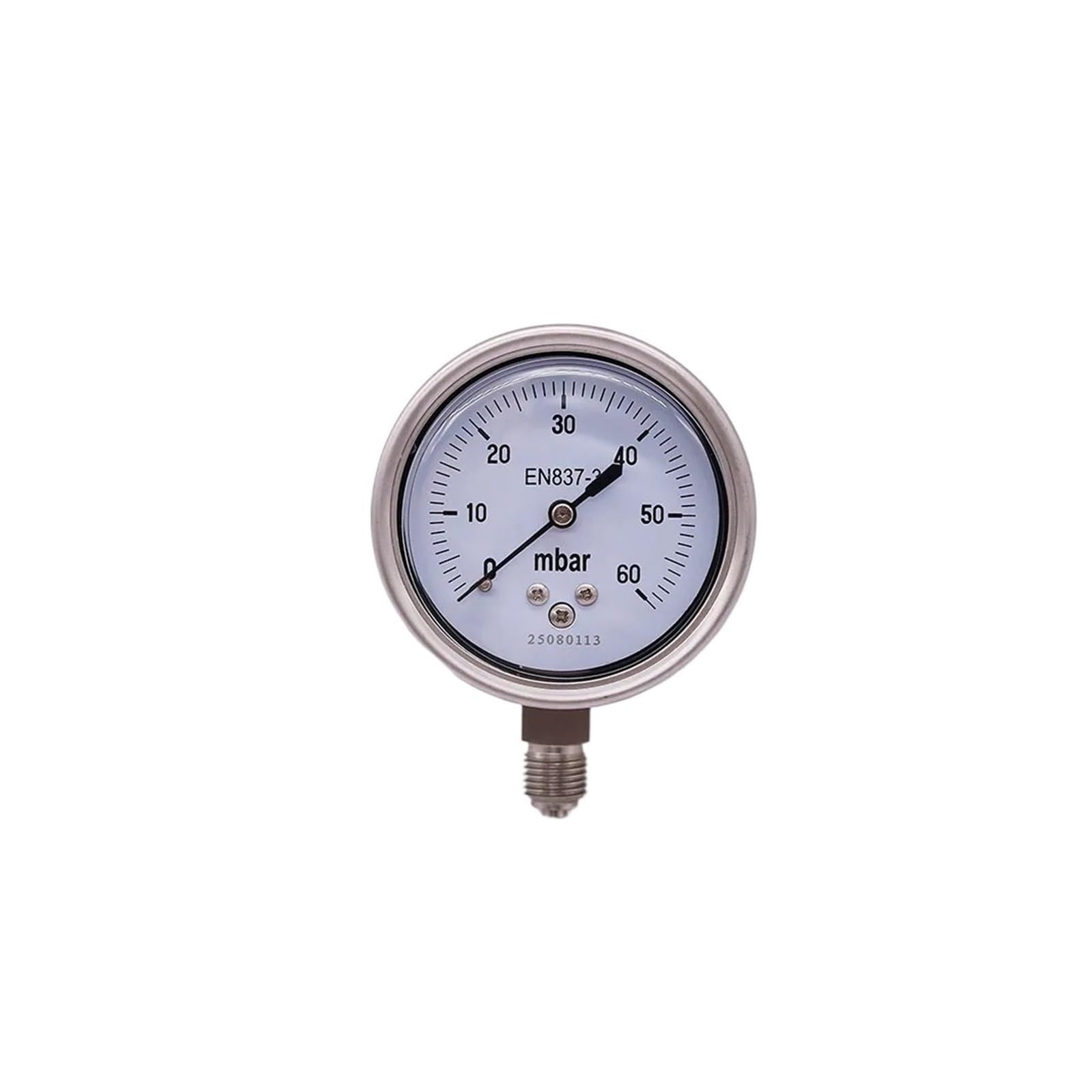 Manomètre Mbar en acier inoxydable(0-16mbar)