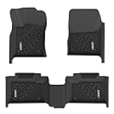LASFIT Floor Mats for Jeep Grand Cherokee 2016-2021 5-Seat, for Dodge Durango 2016-2025 5-Seat (Not for 6-Seat), All Weather TPE Custom Fit Trunk Liners Car Floor Mats Black