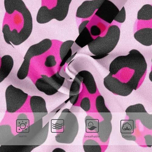 Toddler Underwear Floral 2t Cotton Girl Panties Cute Stylish Undies Kids Briefs Leopard Print Pink Black3