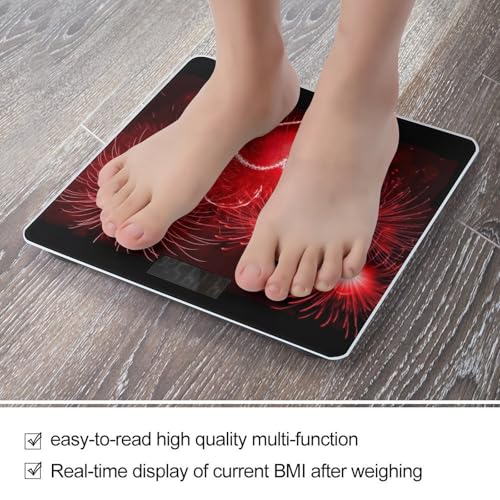 Báscula digital de baño FekiLoot con plataforma amplia y alta precisión miniatura 5