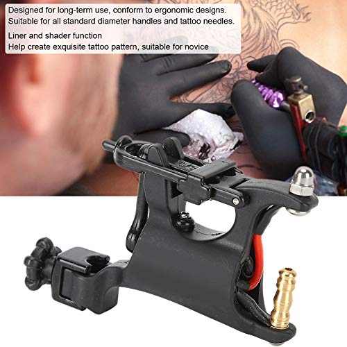 Professional Portable Strong Motor Tattoo Machine Novice Liner Color Tattoo Machine, Rotary Tattoo Machine Artist Makeup Tool Suitable For Tattoo Artist (Black) #TOP5