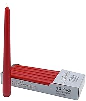 Vista 8 de Stonebriar Velas cónicas altas de 10 pulgadas, sin perfume, 10 unidades, 7 horas de tiempo de combustión