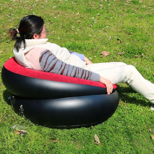 Sofá silla inflable portátil exterior plegable parque camping 6