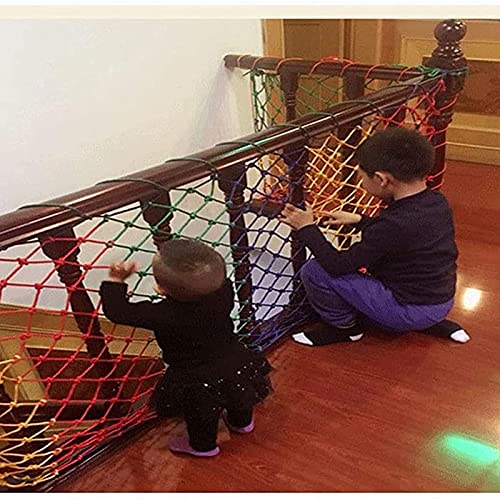 Red de seguridad de nailon personalizable para parque infantil, balcón, protección de escaleras, hecha a mano, red de seguridad para niños y solución fiable de seguridad infantil
