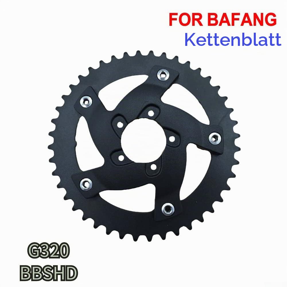 ZYWUOY Fahrrad-Kettenblatt, Ebike Kettenblatt 40T 42T für BAFANG für BBSHD/M625 MidDrive Motor 1000W