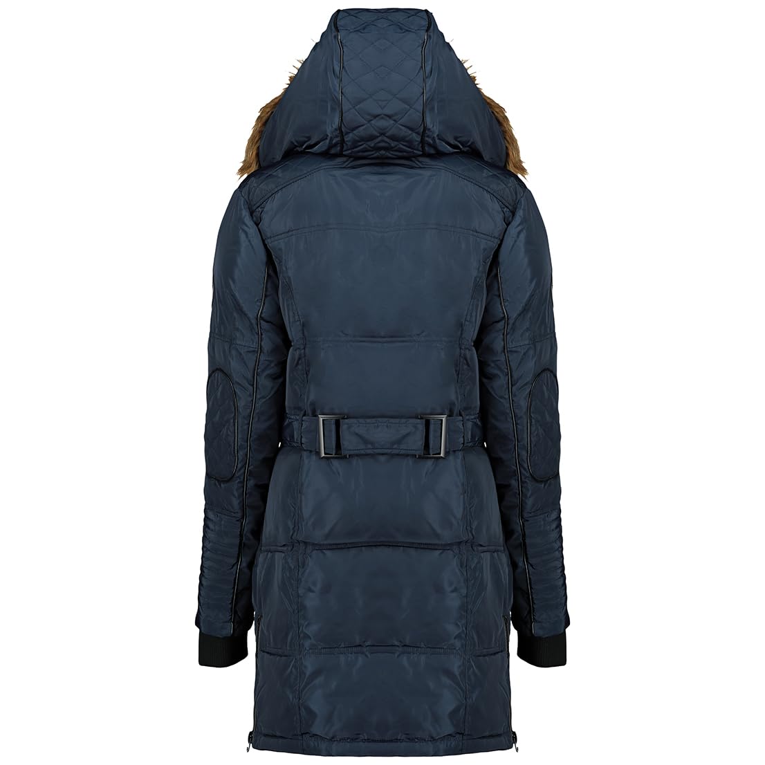 Canadian Peak Beauty Lady - Parka Longue Epaisse Chaude Femme Automne Hiver - Manteau Fin Capuche Fausse Fourure - Bluzka Coupe Vent - Doudoune Elegante Femmes
