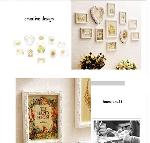 Regal Blumenständer Blumentreppe Blumenregal Pflan Fotorahmen Collage Europäische solide geschnitzte Fotowand Moderne… – Bild 4