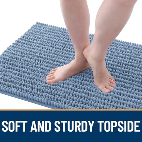 Image of OLANLY Dog Door Mat for Muddy Paws 24x16, Ultra-Absorbent Chenille Mud Mat