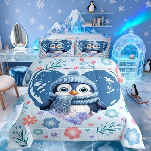 Manfei Ensemble Couette Pingouin Enfant Full Microfibre
