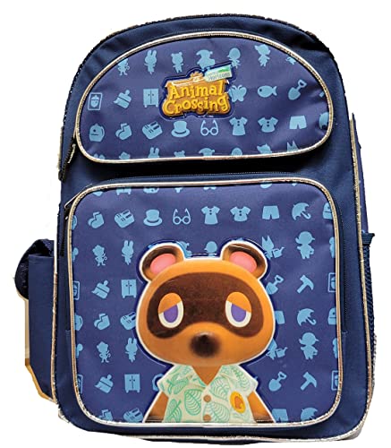 Accessory Innovations Animal Crossing 16 Inch Large Backpack, Blue