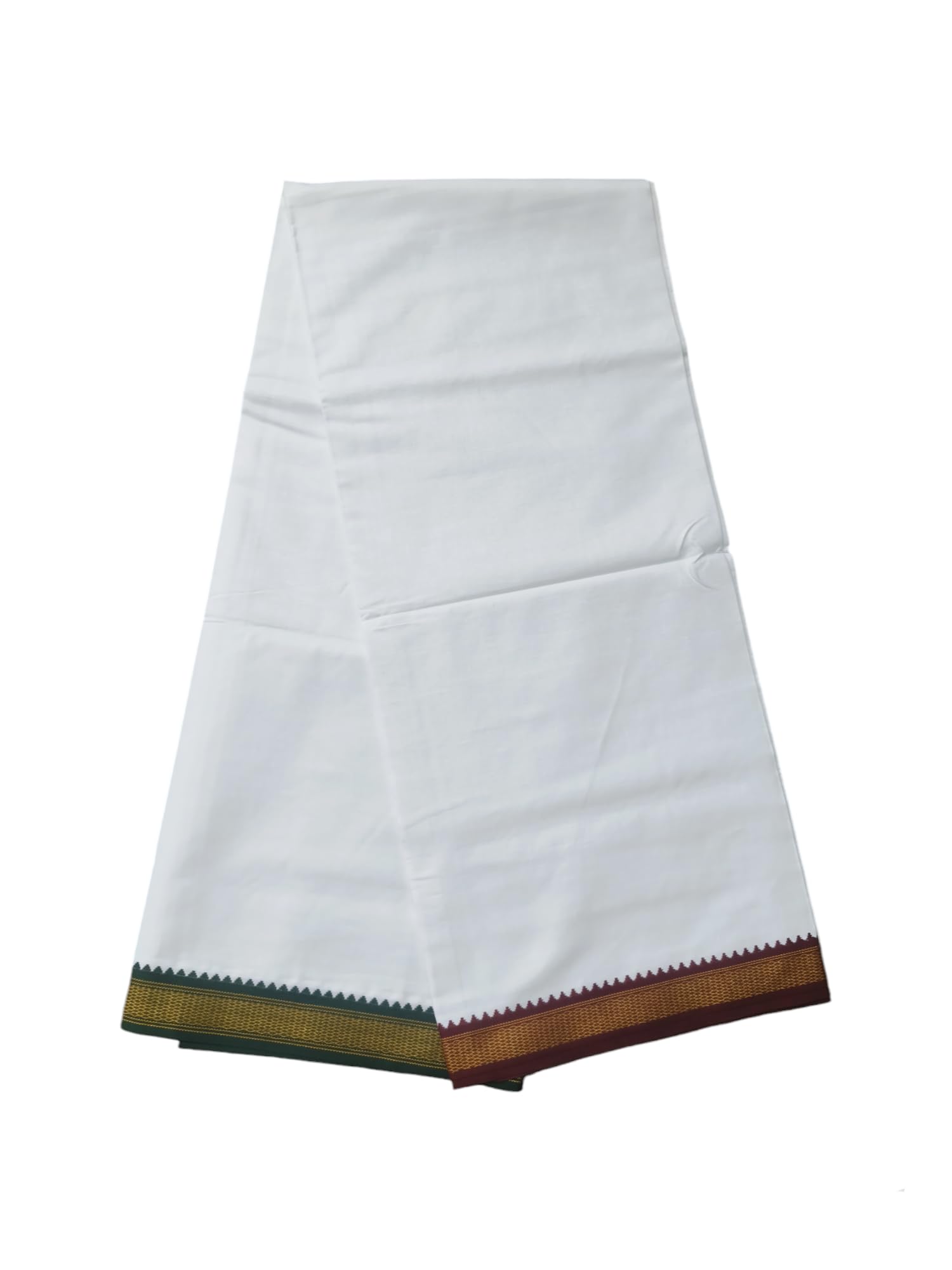 White madrasi Lungi for Men - Pure Cotton Full White, Perfect for Everyday Wear, Comfortable and Stylish-picture-25