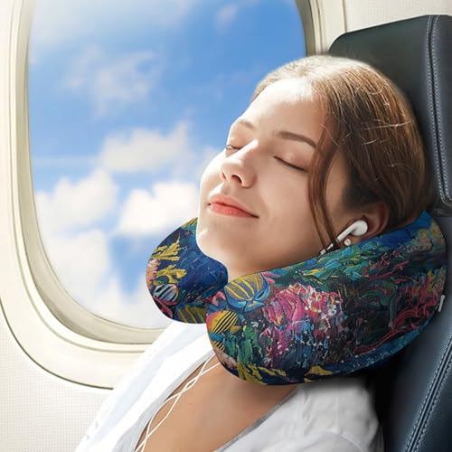 Almohada de viaje de espuma viscoelástica U cervical miniatura 3