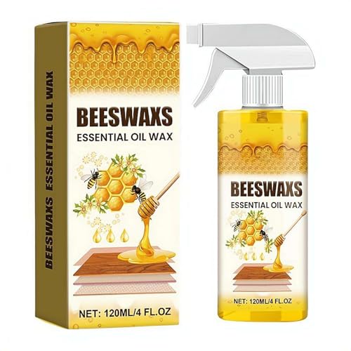Bienenwachs Möbelpolitur Spray für die Holzpflege, Natürliche Holzpolitur zur Auffrischung & zum Schutz von Möbeln, Tischen und Böden, Einfache Sprühanwendung für einen Neuen Glanz (1pcs)