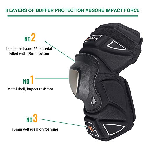 image for Ridbiker Knee Guard Motocross/ Elbow Pads Protective Gear, Dirt Bike G