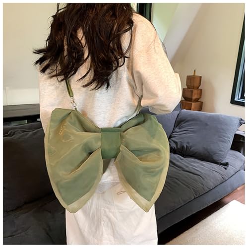 Kawaii Bow-shaped Crossbody Bag Bow Shoulder Bag for Women Cute Bowknot Purse Handbag Aesthetic Y2k Accessories4