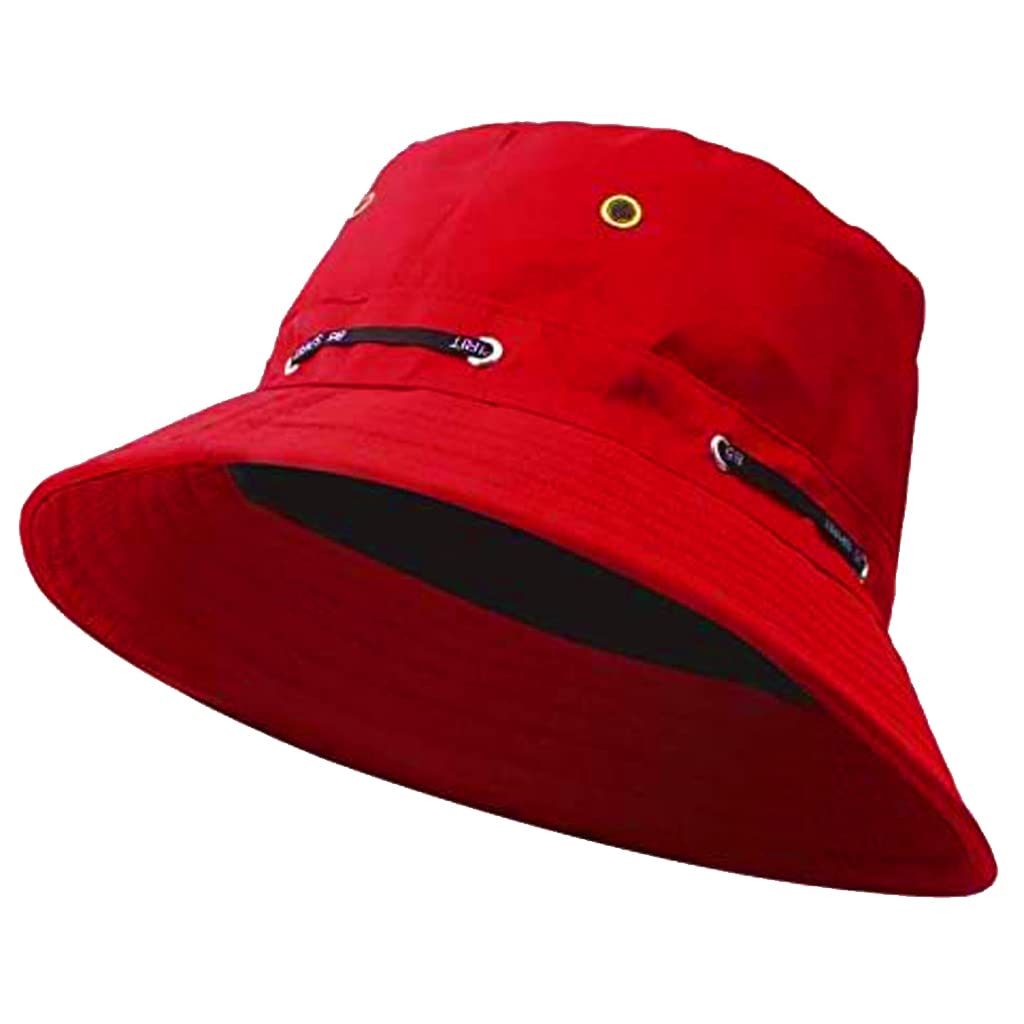 missby Adults Unisex Cotton Adjustable IMP Packable Beach Bucket Sun Hat-picture-44