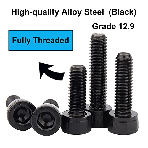 FandWay M4 Hex Bolts, Hex Socket Cap Head Machine Screws, DIN912 Allen Screws - Image 4
