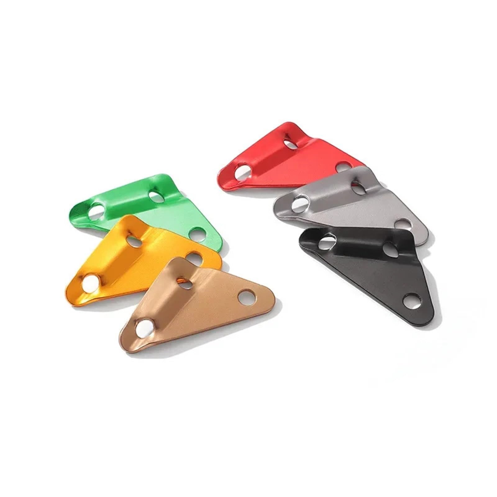 Guyline Tendeurs 30 Boucles de Corde de Tente en Alliage d'aluminium Extérieur Camping Coupe-vent Portable Triangle Auvent Réglable (Mixte)