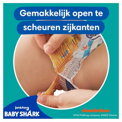 Pampers Windeln Größe 5-6, Splashers Baby Shark Limited Edition, 10 Stück, Einweg-Schwimmwindeln, für sicheren Schutz im Wasser 5