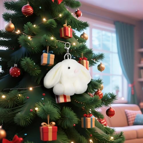 Image of Apricot Lamb Cute Toys Plush Rabbit Stuffed Animal Soft for Kids Bag, Purse, Backpack, Handbag (4.7 Inches)
