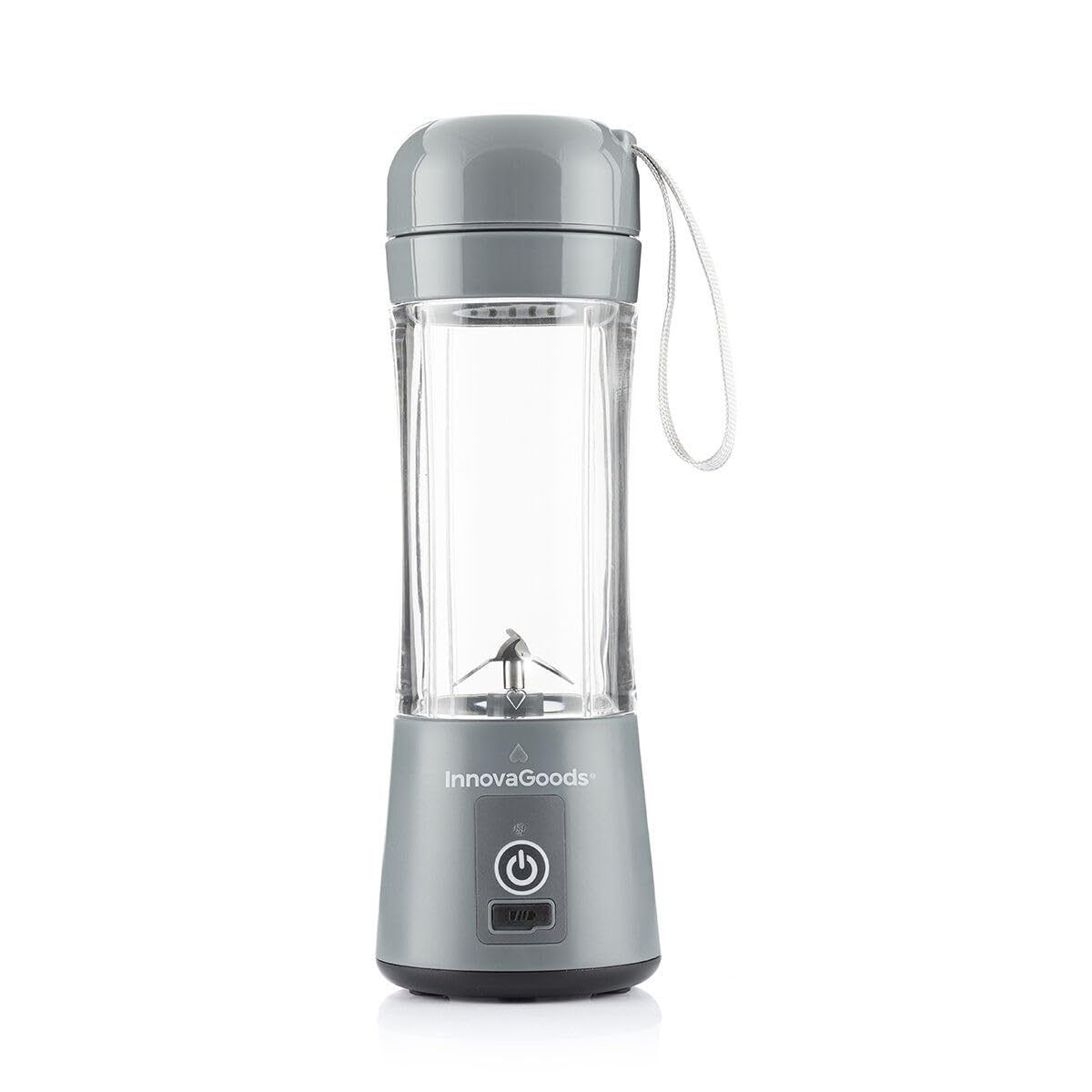 InnovaGoods® Mixer à Smoothie portable, Mixeur blender de 380 ml de capacité et 17000 tr/min. Mixeurs pour jus et smoothies, Mixeur portable idéal pour le Smoothie Maker, la détox, les purées pour b