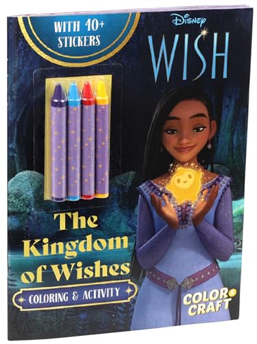 Disney Wish: The Kingdom of Wishes Color & Craft (Color & Activity with Crayons) - Image 2