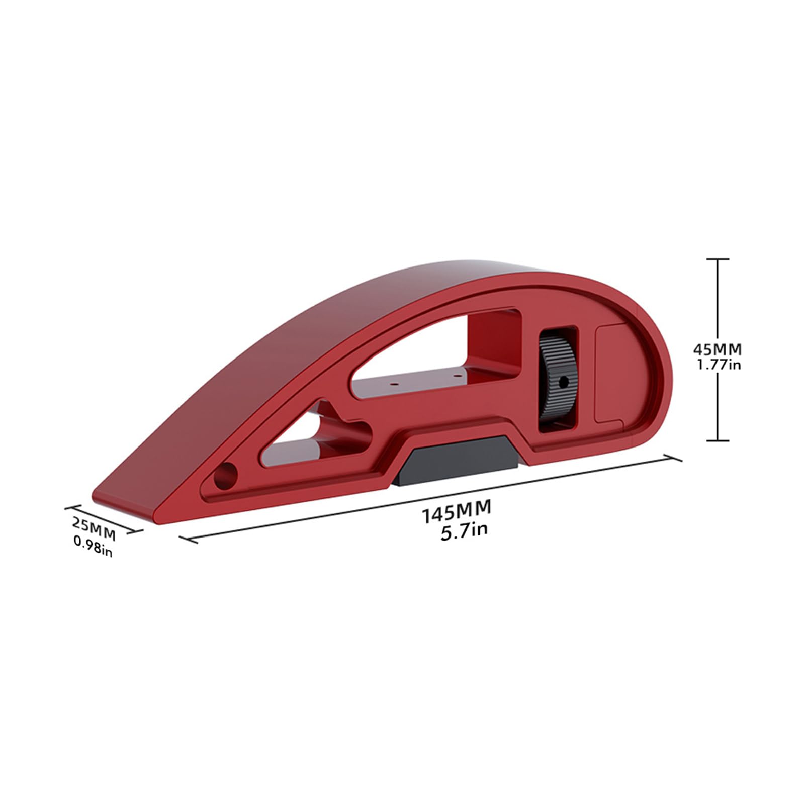 Fabater Lijadora Manual de Aleación de Aluminio, Soporte de Lijado Manual | Puntas Puntiagudas y Curvas para Esquinas Estrechas, Agarre Antideslizante que Reduce la Fatiga de las Manos para la