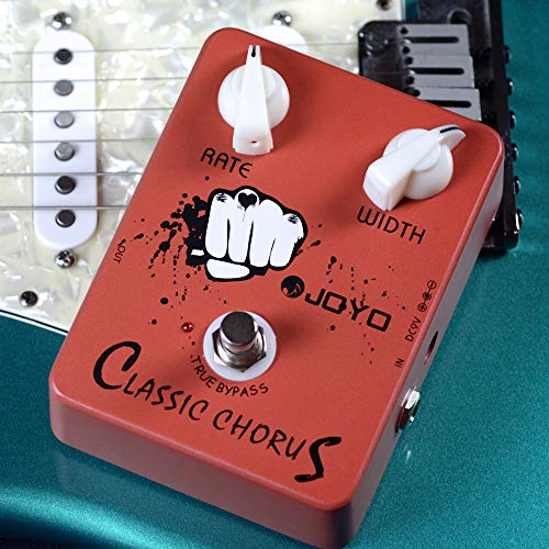 Joyo Jf-05 Classic Chorus Guitar Effect Pedal - True Bypass, Dc 9V And Battery Supported #TOP6