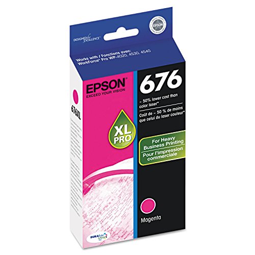 Epson T676XL320 T676XL320 (676) DURABrite Ultra High-Yield Ink, Magenta