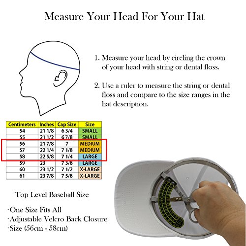 Image of Top Level Baseball Cap Men Women - Classic Adjustable Plain Hat