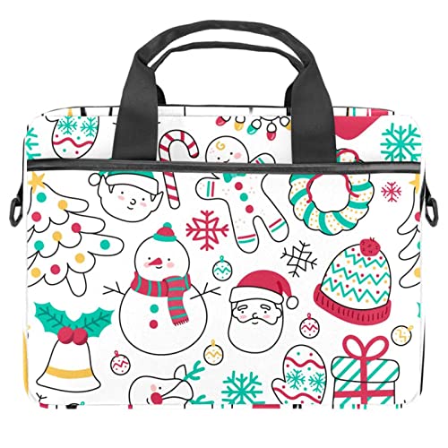 Housse ordinateur portable 14.5 pouces dessin animé Noël, le cadeau idéal pour étudiants