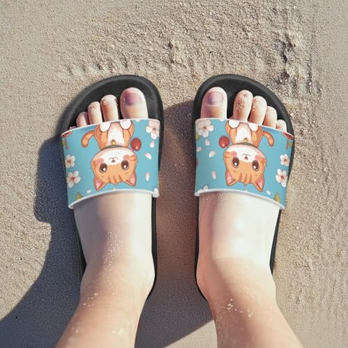 Image of Slides for Boys Girls Quick Drying Kids Slides Sandals Non-Slip