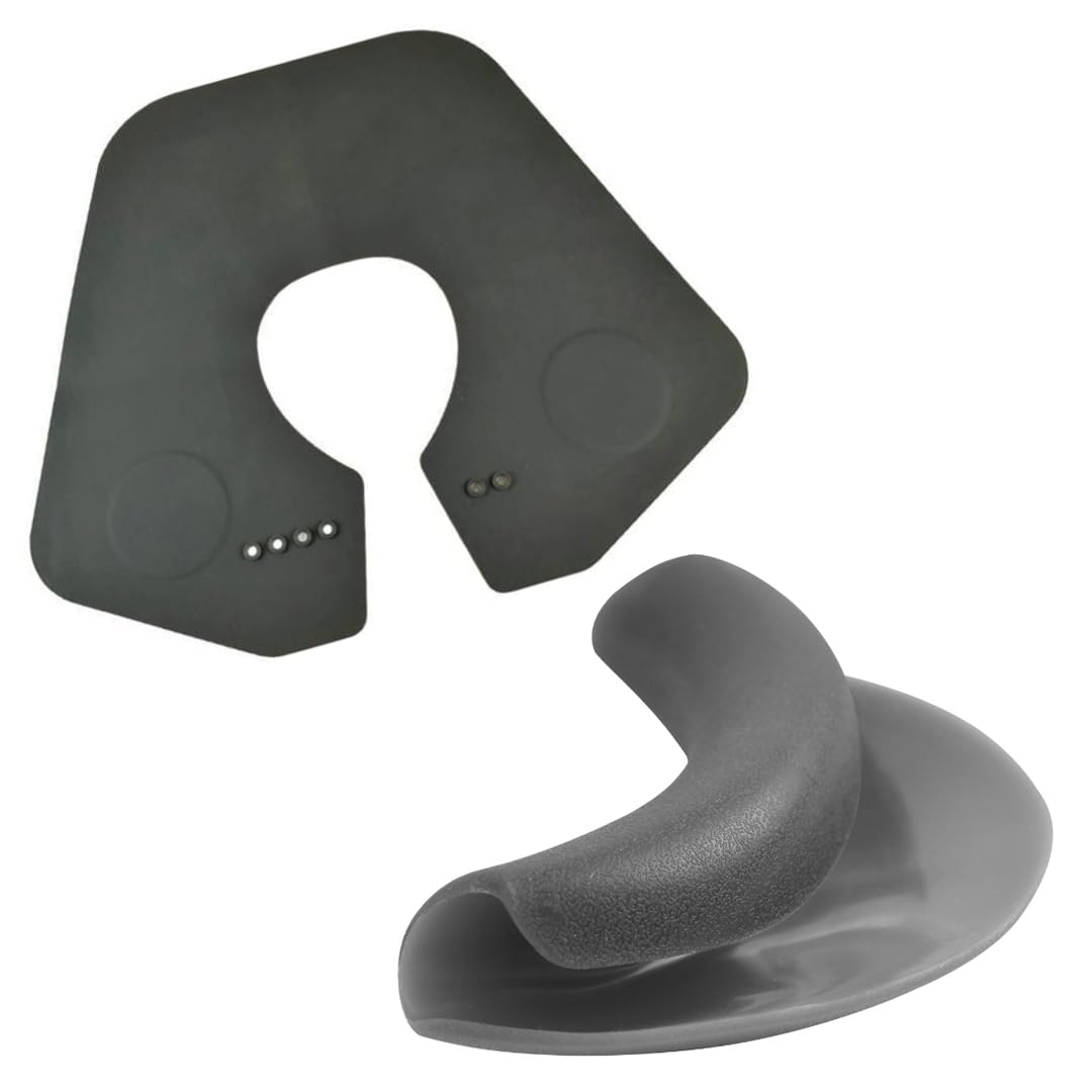 FOLELLOCombo Set of Back Wash Silicone Neck Rest/Salon Neck Pillow & Stylist Silicone Cutting Cape (Pack of 2)
