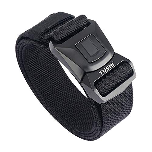 Tomshin Cinto masculino de comprimento ajustável multifuncional à prova de desgaste e respirável ao