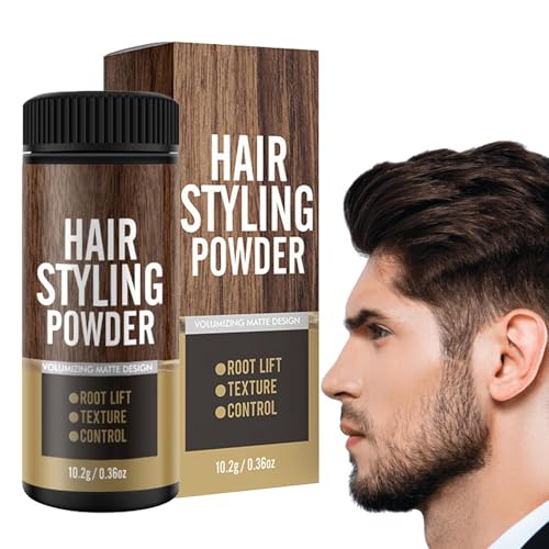 FMTWPHN 2 Pièces Polvos Para Levantar La Raíz,40g Polvos Volumen Pelo Hombre Mujer,Polvos Para El Pelo,Efecto Mate Y Acabado Natural,Polvos Texturizantes Pelo Hombre,Mantiene Cabello Suav-e Y Esponoso