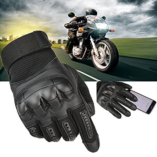 Fahrradhandschuhe Leder Motorradhandschuhe Touchscreen Motocrosshandschuhe Getriebe Moto Biker Racing Hard Knuckle Volle Finger Handschuh Herren motorradhandschuhe 271
