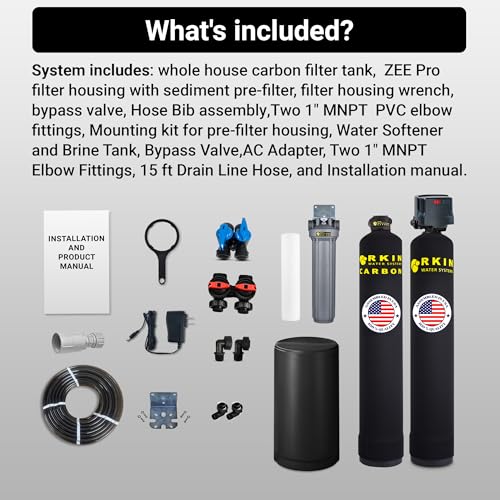 Sistema Ablandador y Filtro de Carbono para 1-3 Baños miniatura 4