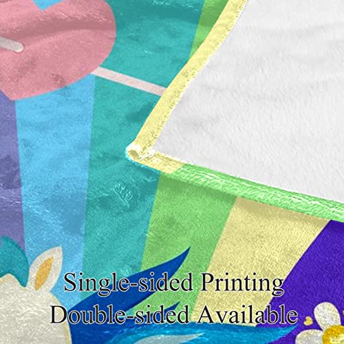 Couverture polaire douce pour soirées cocooning licorne orientale