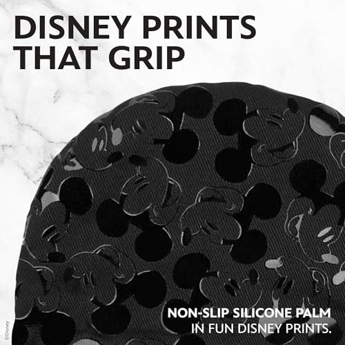 Image of Disney Mickey & Friends Mini Oven Mitts, 2-Pack, Heat Resistant 450F | Compact 5.5 inchx7.5 inch pot holders for kitchen, printed silicone offers non-slip grip, ambidextrous, hand wash or spot clean