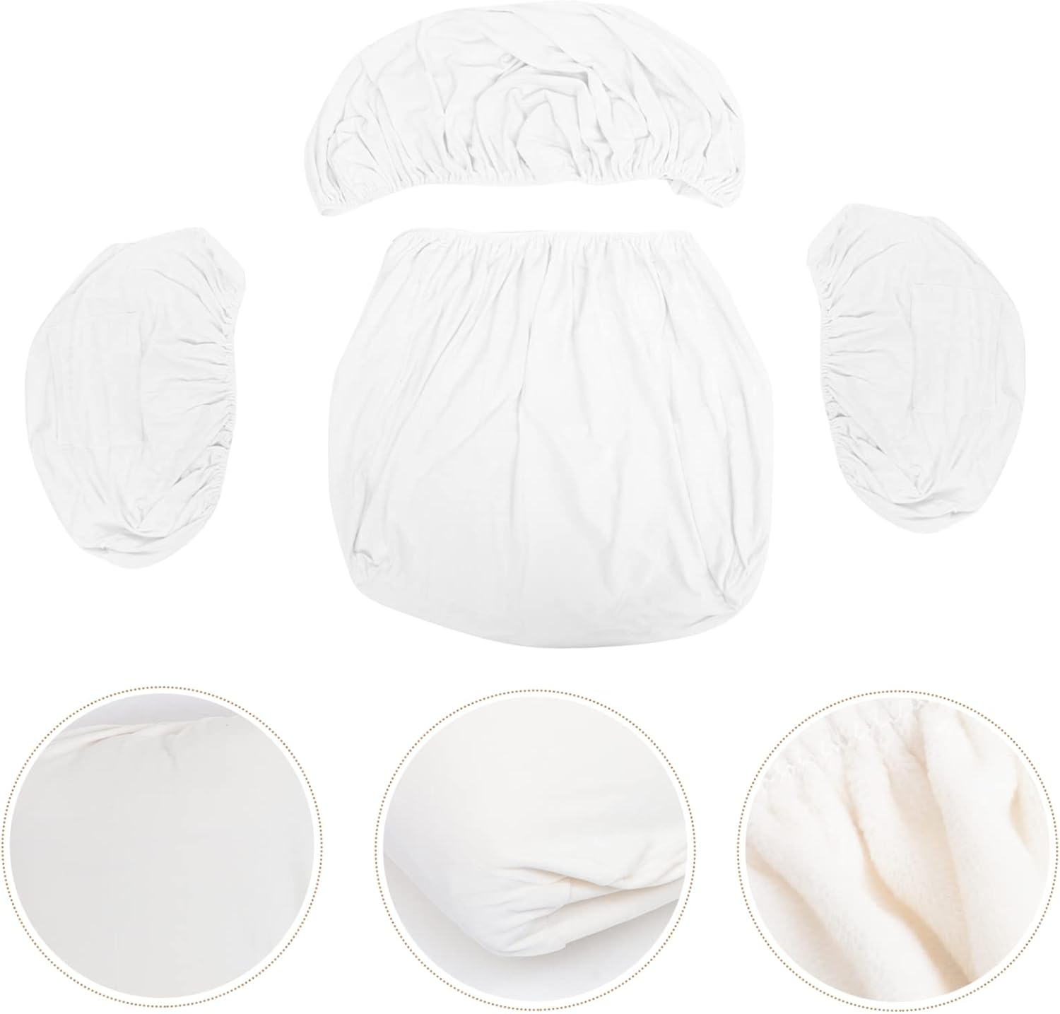 High Elastic Solid Color Recliner Cover Thickened Super Soft Velvet Protector for Small Recliner Chairs Stretch Slipcover for Home Use