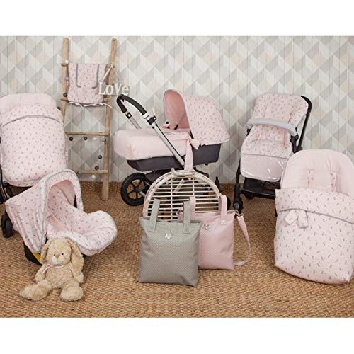 Saco Portabebé Universal Interestacional + Capota de Regalo!! Últimas unidades!!! (Bunny Rosa)