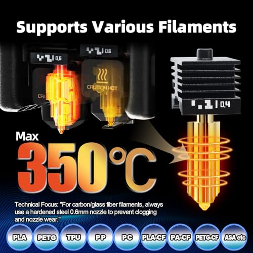 Têtes d'impression H2D IdeaFormer-3D kit extrudeuse Hotend Bambu Lab H2D