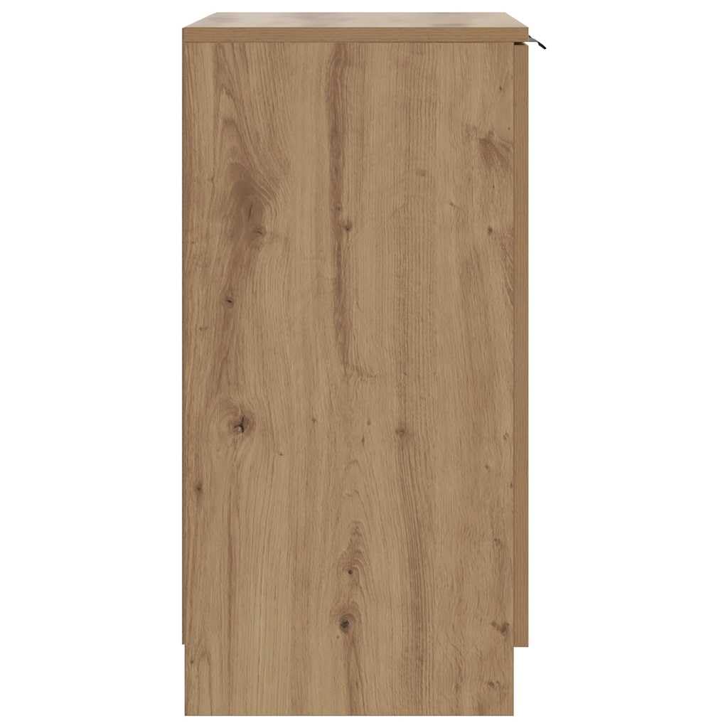 vidaXL Armoire à Chaussures chêne Artisanal Bois d'ingénierie