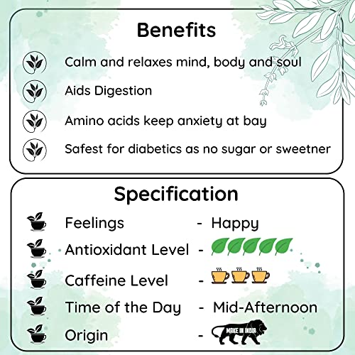 Image of Radhikas Fine Teas Hormonal Balance Strawberry Leaf | Strawberry Green Tea Blend | Fruity Loose Leaf Tea | 50g | Makes 25 Cups